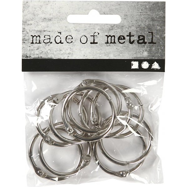 Boekenring - Ø25 mm - 10 st Boekenring - Ø25 mm - 10 st