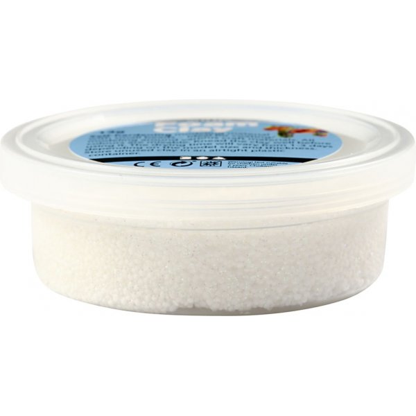 Foam Clay - pastelkleuren - glitter - 6 x 14 gr