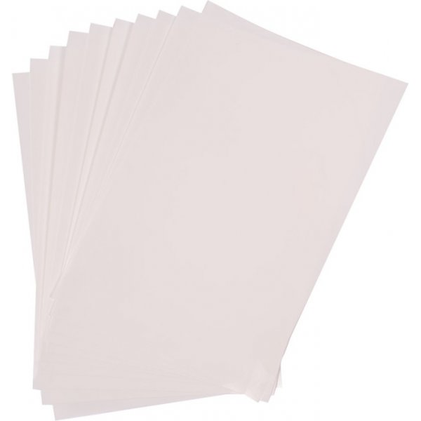Krimpplaten wit 20 x 30 cm, 5 st.