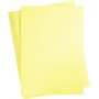 Gekleurd karton - lichtgeel - A2 - 180 gr - 100 vellen