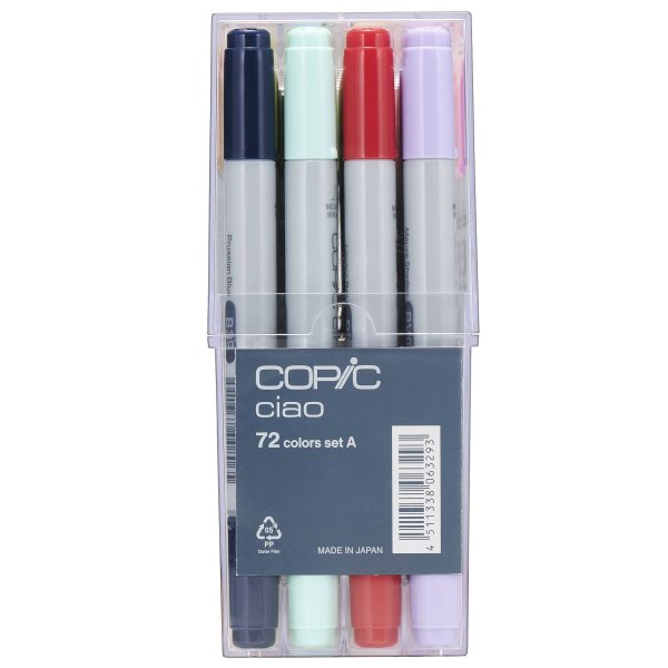Copic Ciao set - 72 pennen - Set A Copic Ciao set - 72 pennen - Set A
