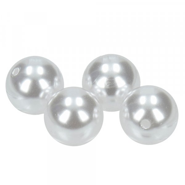 Waskralen  18 mm - wit 4 st.