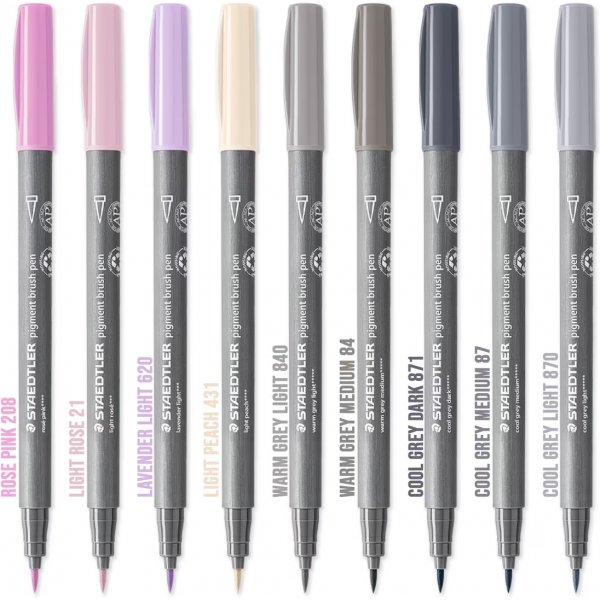 Staedtler pigmentborstelpen Staedtler pigmentborstelpen
