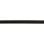 Satijnen lint - zwart - B3 mm - 15 m