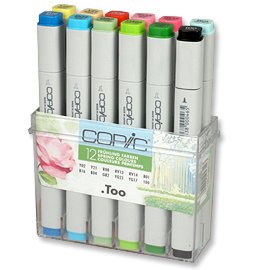 Copic Marker set - 12 pennen - Lentekleuren Copic Marker set - 12 pennen - Lentekleuren