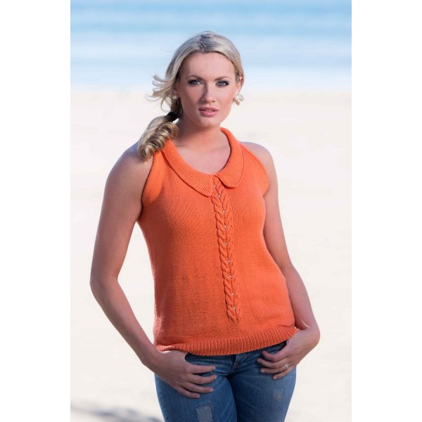 Breipatroon - Top met raglan (1407-4)