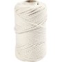 Macramgaren - gebroken wit - 4 mm - 55 m