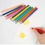Colortime Kleurpotloden - gemengde kleuren - JUMBO - 12 st