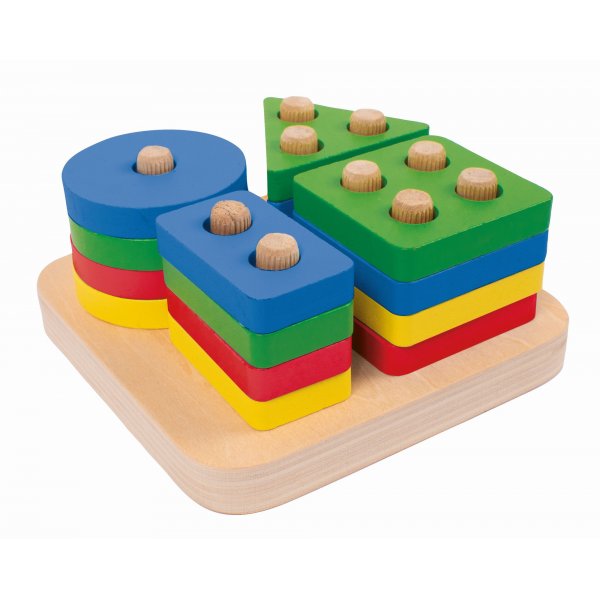 Overeenkomende spel Geometrische vormen