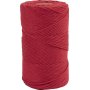 Macramgaren - rood - 2 mm - 198 m