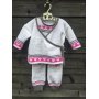 Breipatroon - Wikkelvest en broek met hartjes