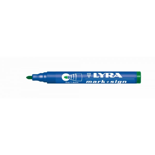 Permanente marker Mark&Sign 1-4 mm - Groen