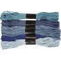 Harmony Borduurgaren - blauwe harmonie - 6 bundels