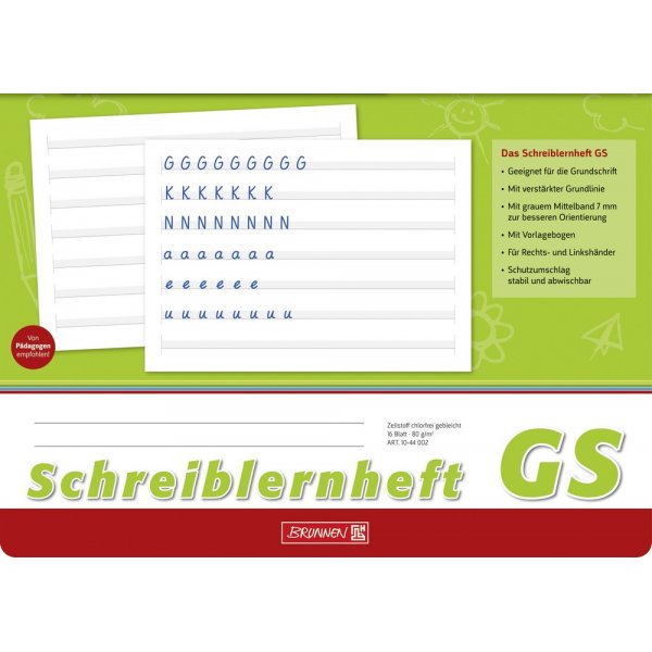Notitieboekje - Schrijfstijl A4 - horizontaal gelinieerd