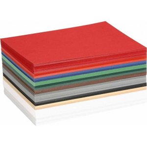 Kerstkarton - gemengde kleuren - A6 - 300 vellen Kerstkarton - gemengde kleuren - A6 - 300 vellen