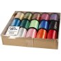 Cadeaukoord - gemengde kleuren - glanzend - 15 x 250 m