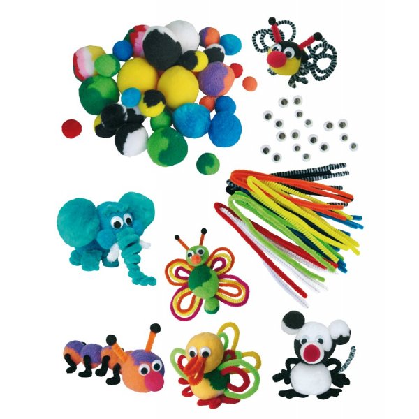Pompom dierenknutsel (2)
