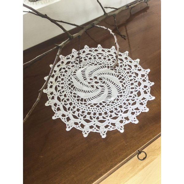 Haakpatroon - Gehaakte doek (D 29 cm)