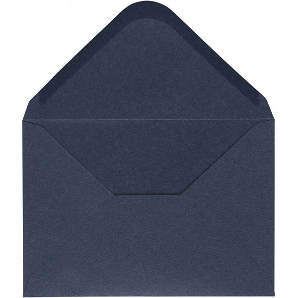Envelop - blauw - 11,5 x 16 cm - 10 st Envelop - blauw - 11,5 x 16 cm - 10 st