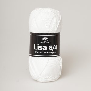 Black Sheep Lisa 8/4 garen 50g - Wit (04) Black Sheep Lisa 8/4 garen 50g - Wit (04)