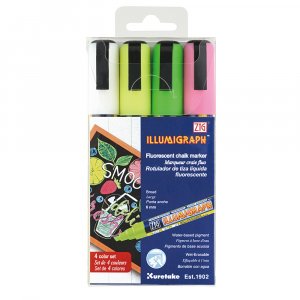 Markeerstift ZIG Illumigraph PMA-510 6mm 4 stuks Markeerstift ZIG Illumigraph PMA-510 6mm 4 stuks