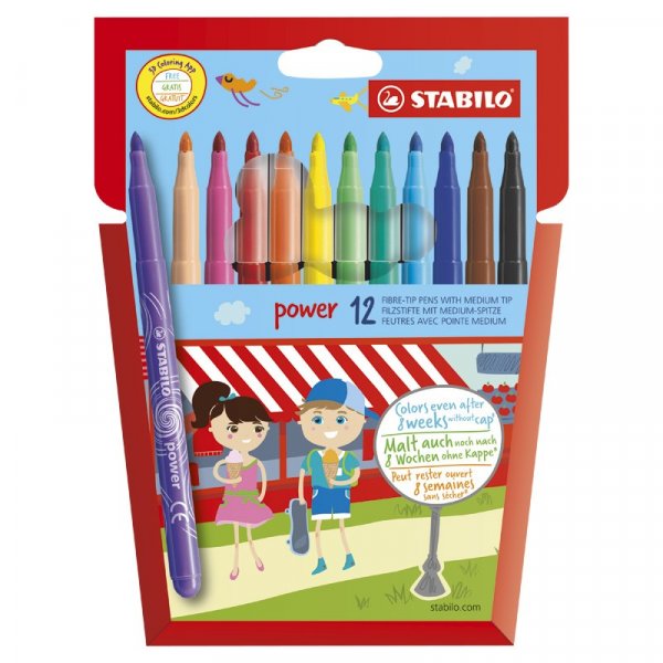 Vezelpotloden Power - 12-pack