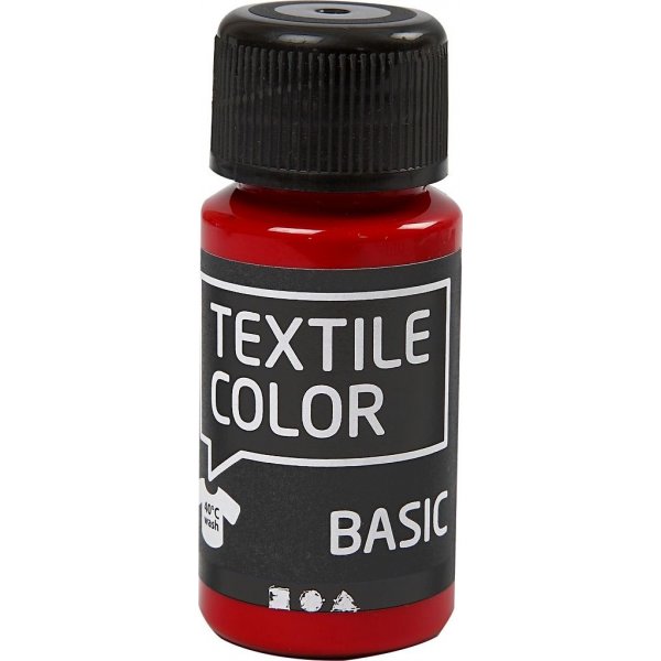 Textile Colour textielkleur - rood - 50 ml