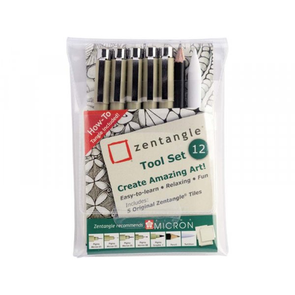 Zentangle-tool - 12 onderdelen