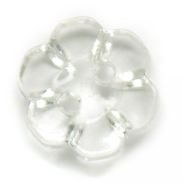 Knoop Bloem 4-gaats 13 mm 5st - Parelmoer
