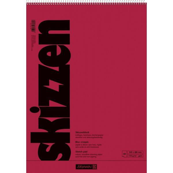 Schetsblok - 34x48cm 110g (50 pagina\\\'s)
