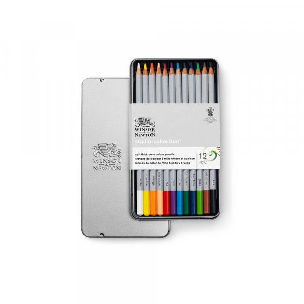Winsor & Newton Kleurpotlodenset - 12 potloden