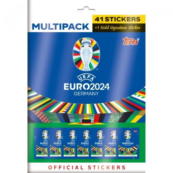 Topps-stickers - Euro 2024 Mega Multipack-mix