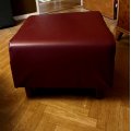 Klant imago Bekledingsstof Vinyl / Imitatieleer Bordeaux - 140 cm