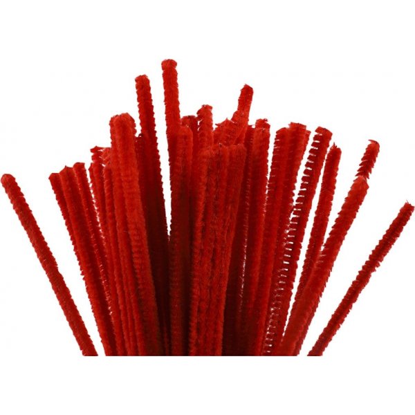 Pijpenrager - 6 mm - Rood - 50 st