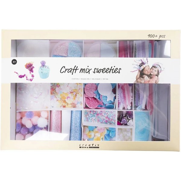Creatieve doos, pastelkleuren, Sweeties