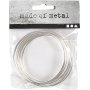 Metalen ring - zilver - 7 cm - 10 st
