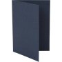 Kaart - blauw - 10,5 x 15 cm - 10 st