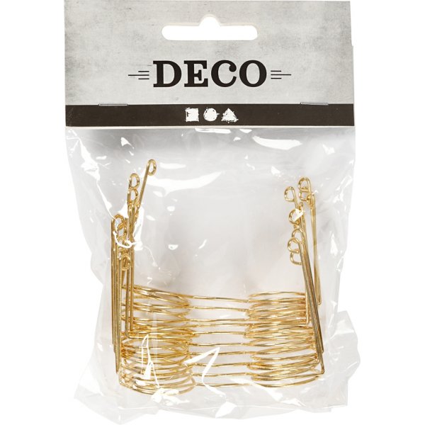 Brillen - goud - 60 mm - 10 st Brillen - goud - 60 mm - 10 st