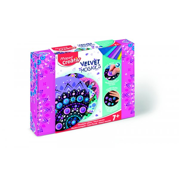 Mozaekset - Maped - Fluwelen mozaek Pastel (7+ jaar)