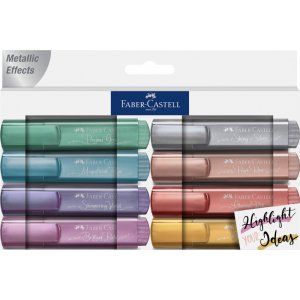 Markeerstift - Faber-Castell - Metallic CS - 8 st Markeerstift - Faber-Castell - Metallic CS - 8 st