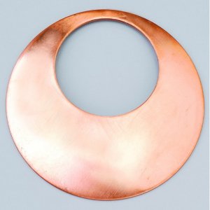 Halskettingdeel ø 68 mm - rond gecupt Halskettingdeel ø 68 mm - rond gecupt