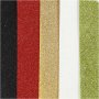 Decoratief rubber - gemengde kleuren - A5 - 5 st