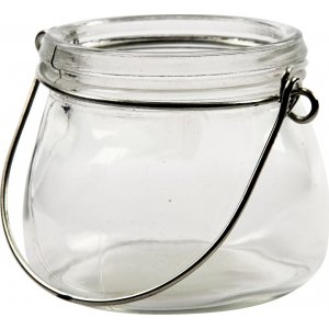 Lantaarns met metalen handgreep - 12 st Lantaarns met metalen handgreep - 12 st