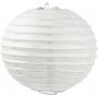 Papieren lamp - wit - Rond - 35 cm
