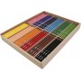 Edu Jumbo Kleurpotloden - gemengde kleuren - 12 x 12 st