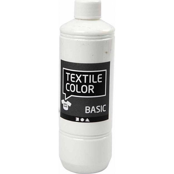 Textielkleur textielkleur - wit - 500 ml