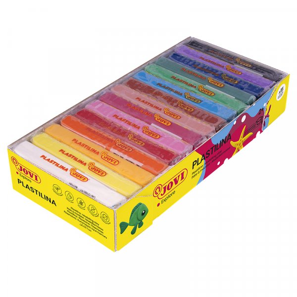 Klei - Jovi Plastilina - 15-pack in gemengde kleuren