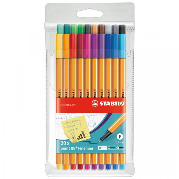 Fineliner Point 88 - 20-pack