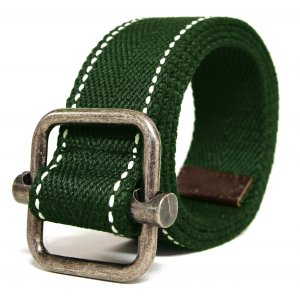 Textielriem - Groen - 85 cm Textielriem - Groen - 85 cm