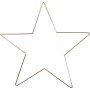 Metalen ster - goud